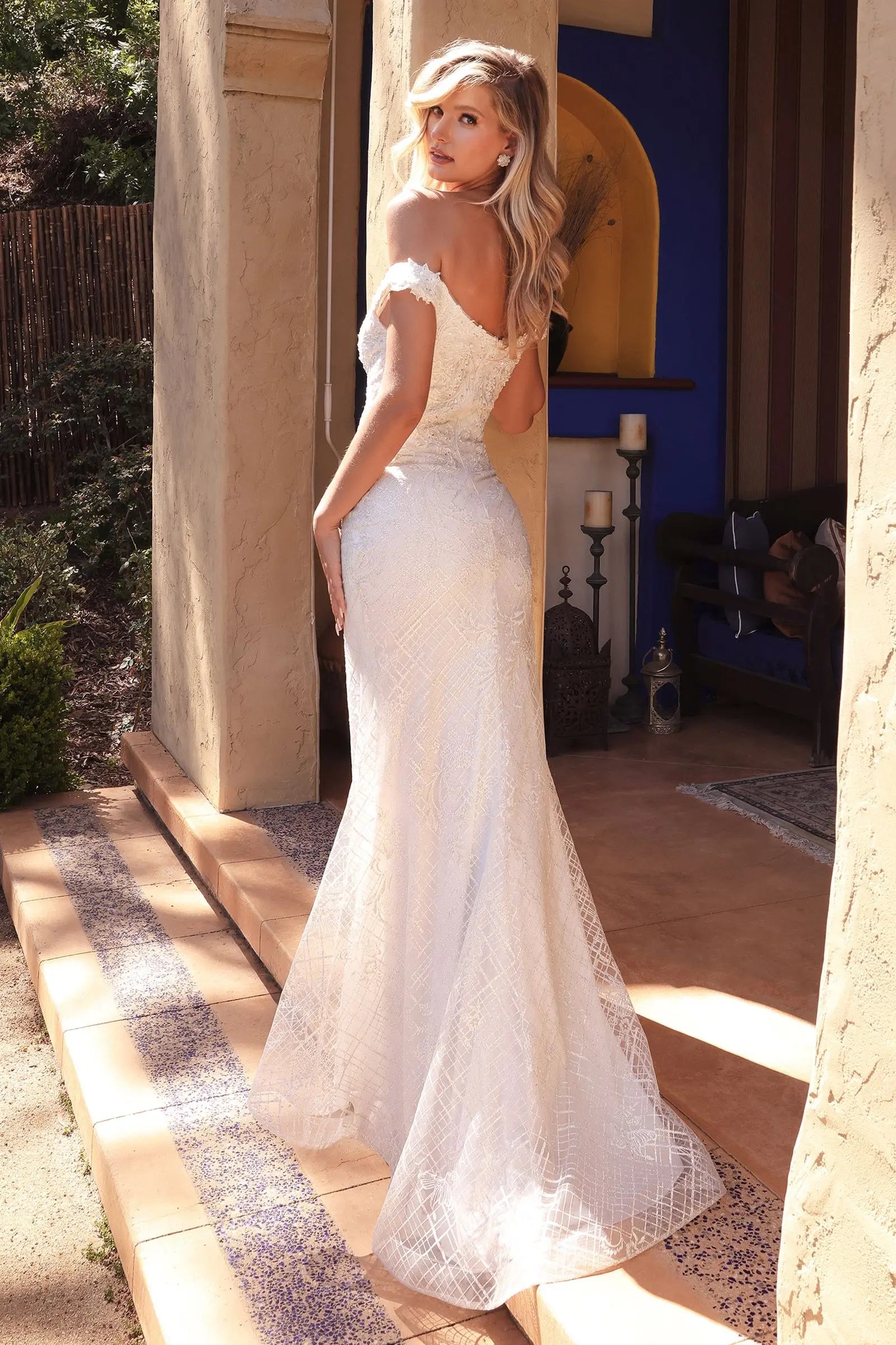 Off-the-shoulder Bridal Gown CDCD929 CIND