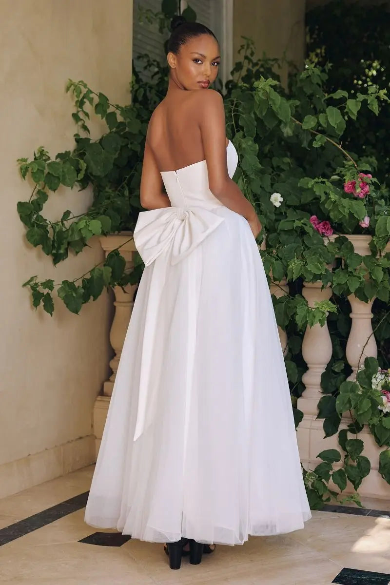 Elegant Embellished Formal Long Special Occasion Gown Detailed CDT712W CIND